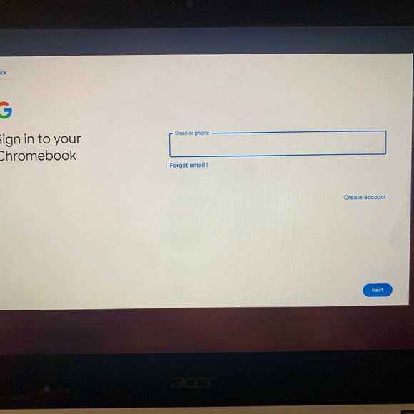 Acer Chromebook Laptop Computer White - Picture 3 of 5